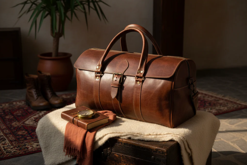 ساک‌مسافرتی دستی چرم مدل SILVA TRAVEL BAG30