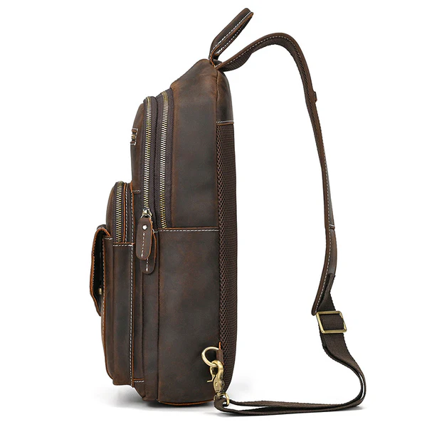 کوله یه طرفه چرم مدل SILVA Sided Bag28
