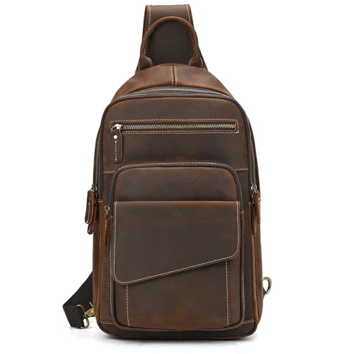 کوله یه طرفه چرم مدل SILVA Sided Bag28