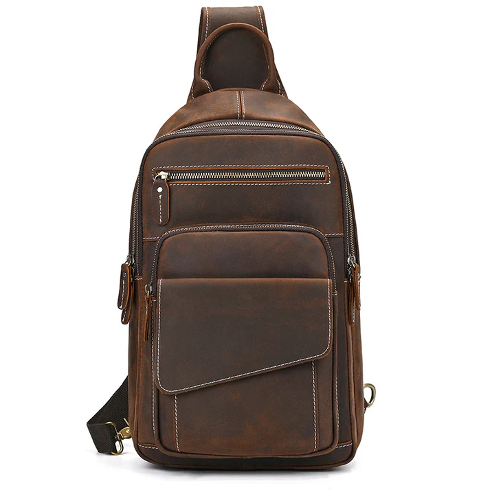 کوله یه طرفه چرم مدل SILVA Sided Bag28