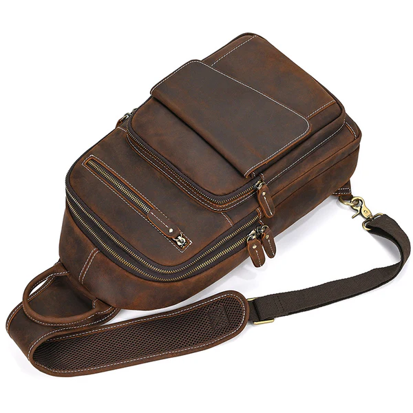 کوله یه طرفه چرم مدل SILVA Sided Bag28