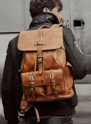 کوله پشتی چرمی| مدل SILVA backpack01
