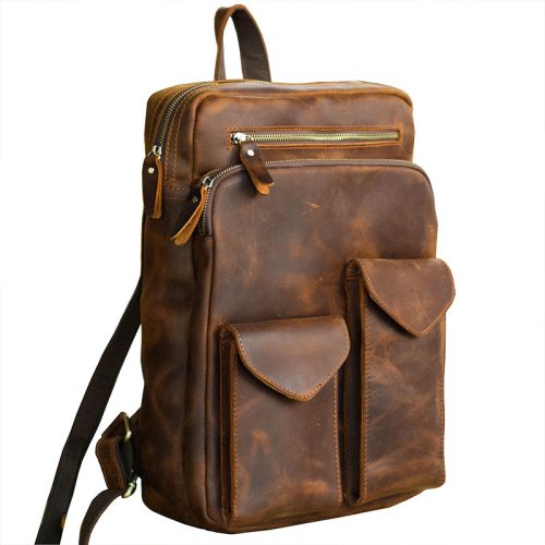 کوله پشتی چرم| مدل SILVA Back Pack02