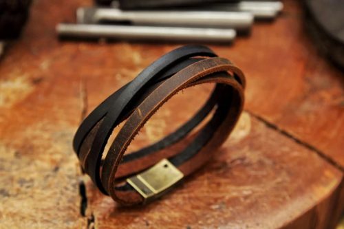 دست بند چرم مدل SILVA Bracelet01