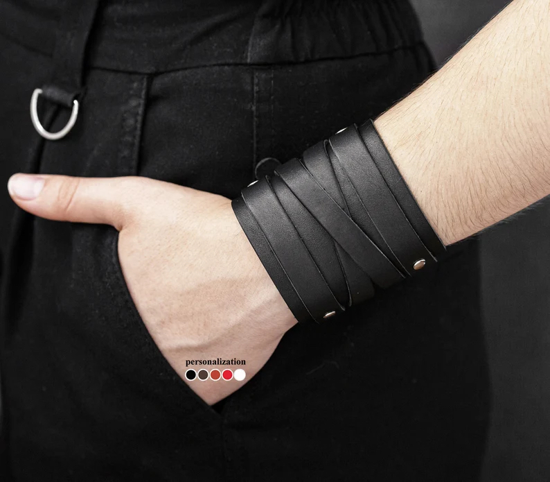 دست بند چرم مدل SILVA Bracelet03