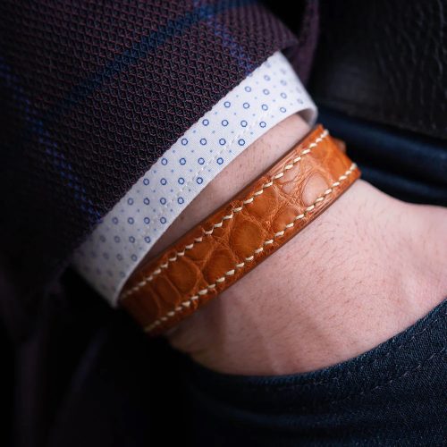 دست بند چرم | مدل SILVA Bracelet08