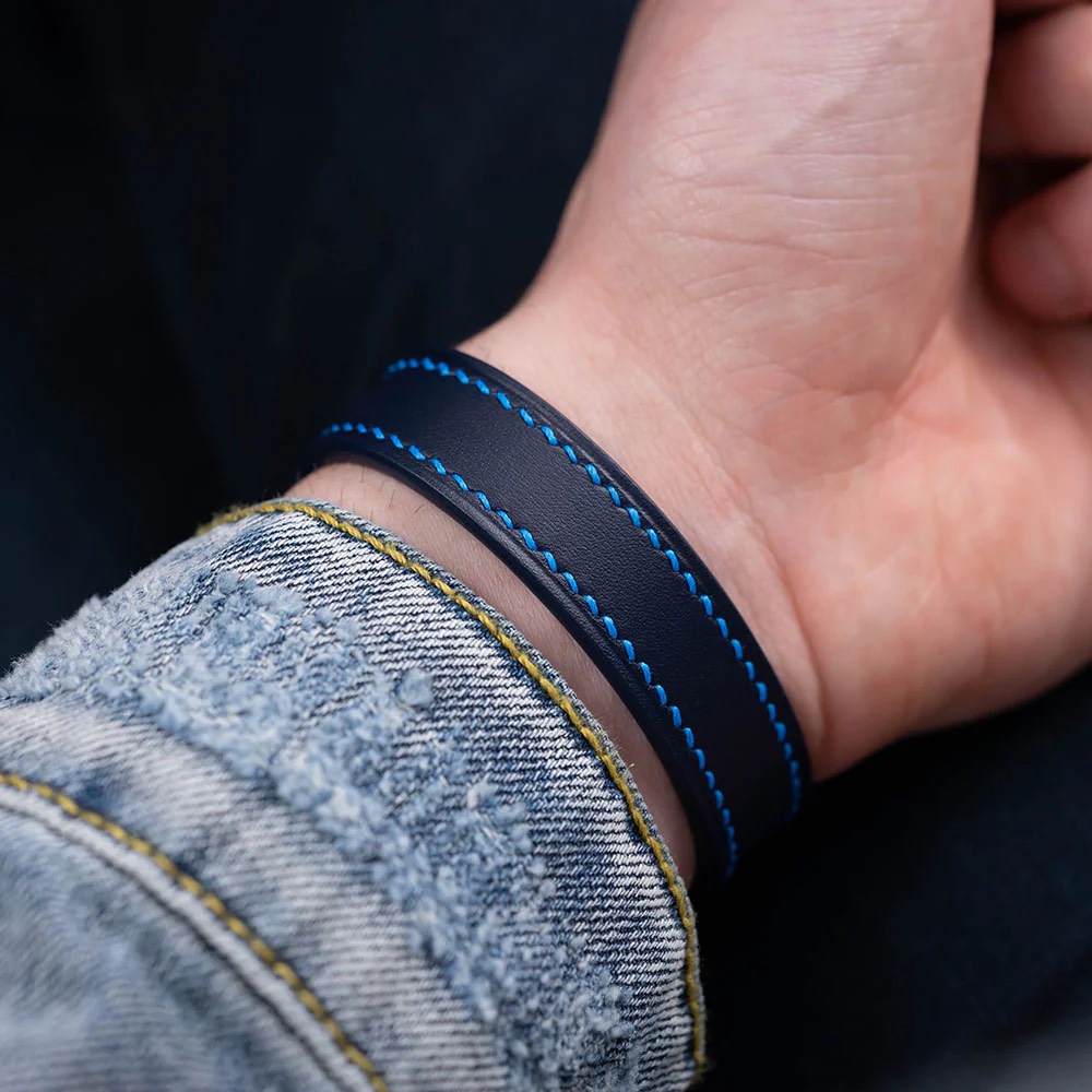 دست بند چرم | مدل SILVA Bracelet08