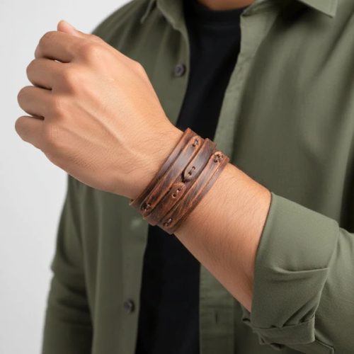 دست بند چرم | مدل SILVA Bracelet12