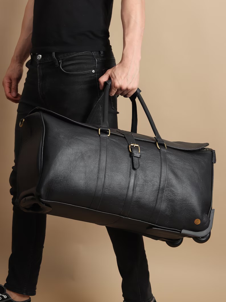 ساکمسافرتی دستی چرم | مدل SILVA TRAVEL BAG38