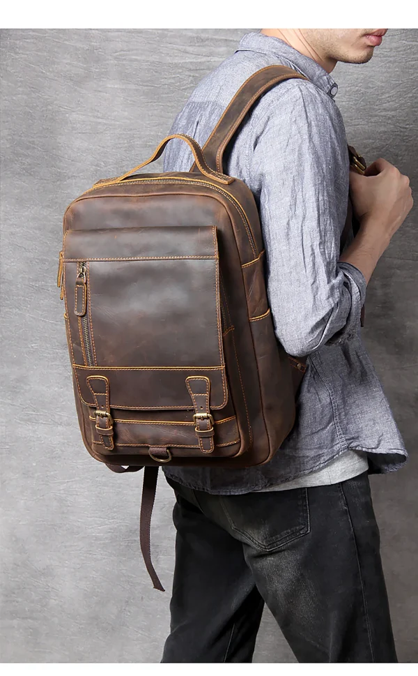 کوله پشتی چرمی| مدل SILVA backpack24