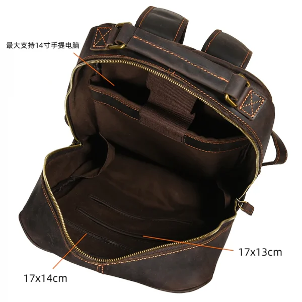 کوله پشتی چرمی| مدل SILVA backpack27