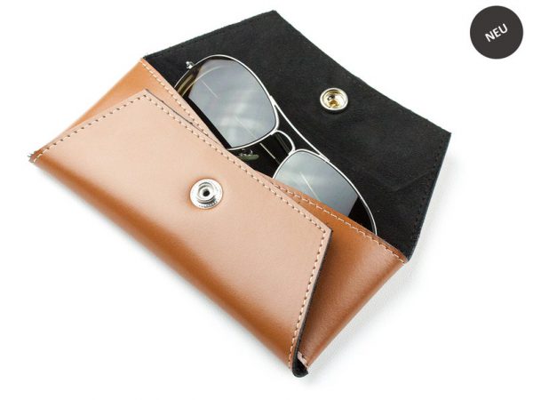 کیف عینک چرم | مدل SILVA GLASS11