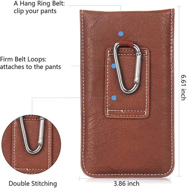 کیف چرمی مخصوص موبایل | مدل SILVA MOB10