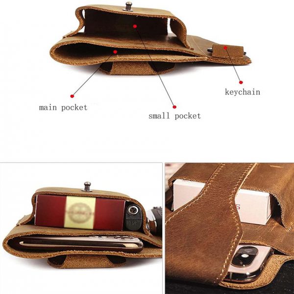 کیف چرمی مخصوص موبایل | مدل SILVA MOB36