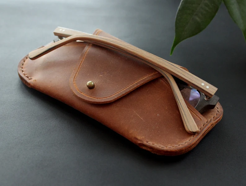 کیف عینک چرم | مدل SILVA Glass Bag14