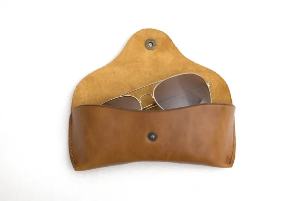 کیف عینک چرم | مدل SILVA Glass Bag28