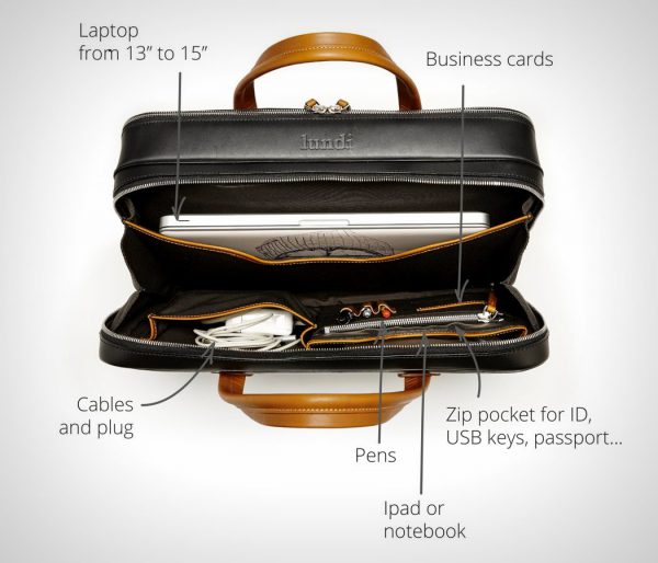 کیف لپتاپ چرم | مدل SILVA Laptop Bag08
