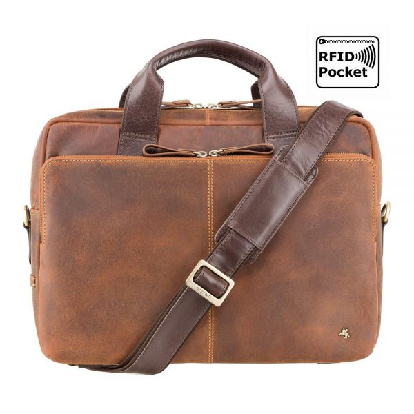 کیف چرمی مخصوص لپتاپ | مدل SILVA Laptop Bag38