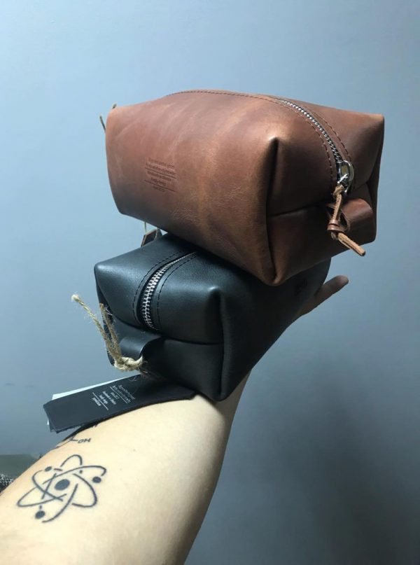 کیف آرایش چرم زنانه| مدل SILVA Makeup Bag18