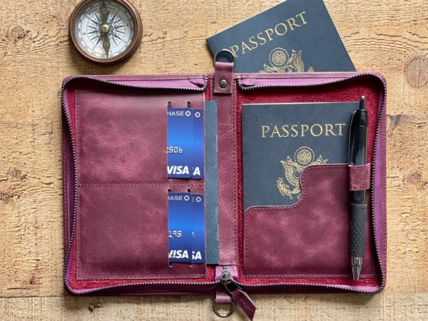کیف پاسپورت چرم | مدل SILVA Passport Bag23