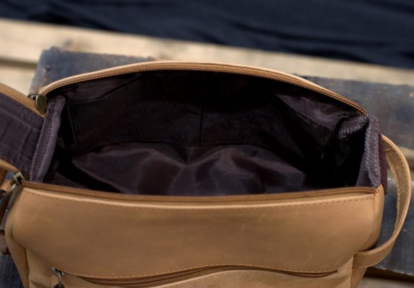 کیف چرم اصلاح مردانه مدل | SILVA Shaving Bag03