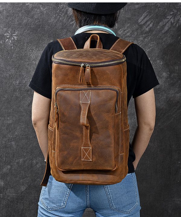 کوله پشتی چرمی| مدل SILVA backpack04