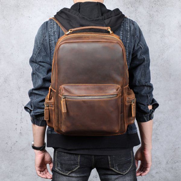 کوله پشتی چرمی| مدل SILVA backpack11