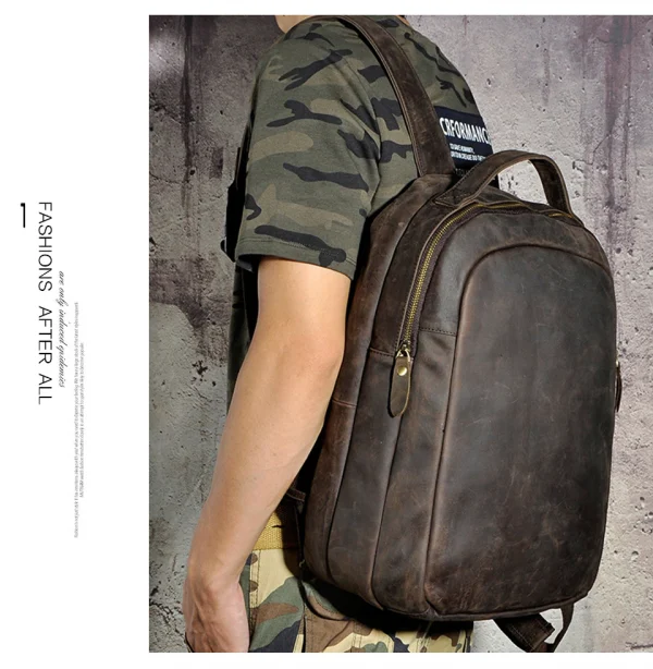 کوله پشتی چرمی| مدل SILVA backpack19