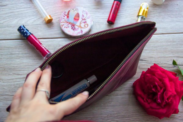 کیف آرایش چرم زنانه| مدل SILVA Makeup Bag01