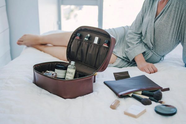 کیف آرایش چرم زنانه| مدل SILVA Makeup Bag03