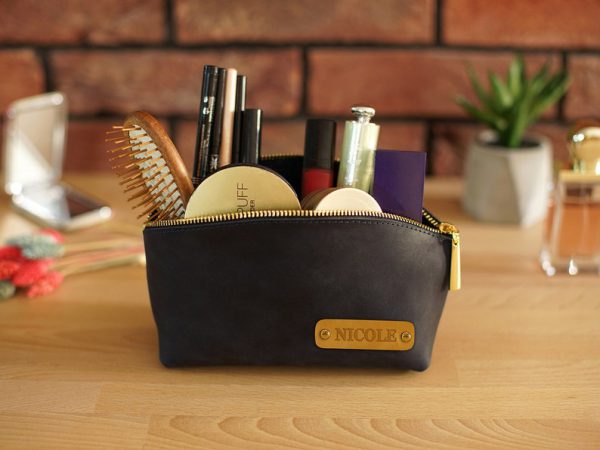 کیف آرایش چرم زنانه| مدل SILVA Makeup Bag08