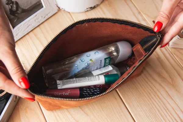 کیف آرایش چرم زنانه| مدل SILVA Makeup Bag10