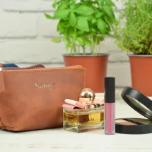 کیف آرایش زنانه چرم | مدل SILVA Makeup Bag09