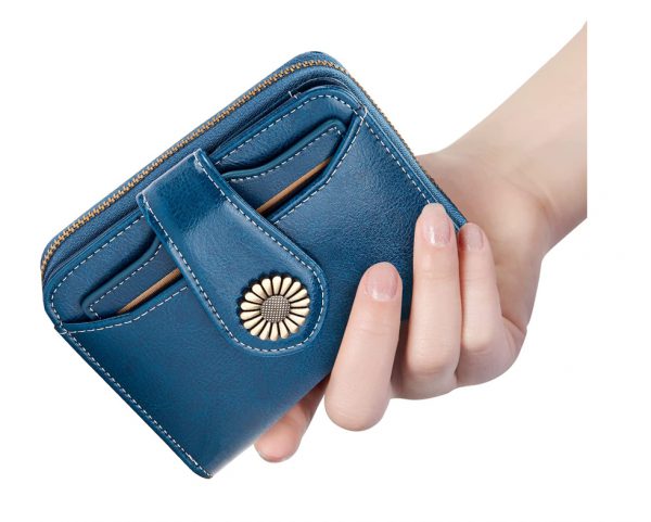 کیف پول چرمی زنانه | مدل SILVA WALL18