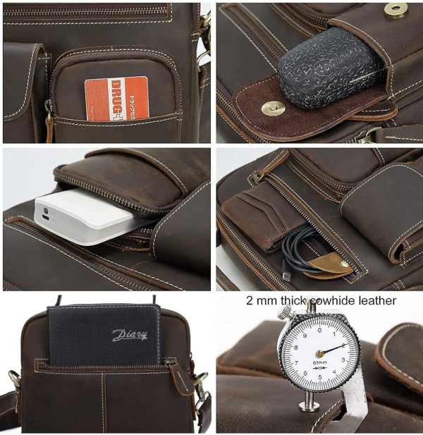 کیف دوشی چرم | مدل SILVA Shoulder Bag31