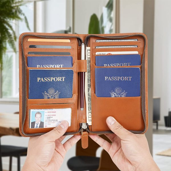 کیف پاسپورت چرم | مدل SILVA Passport Bag19
