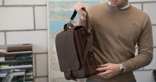 کوله پشتی چرم مدل SILVA Back Pack34