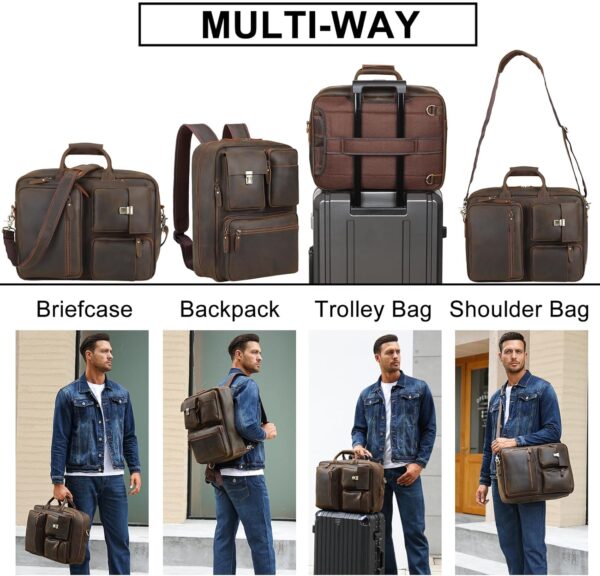 کوله پشتی چرم مدل SILVA Back Pack42