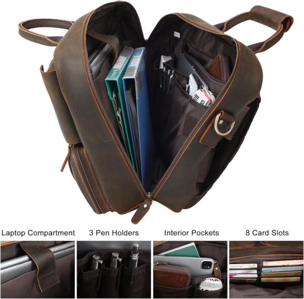 کوله پشتی چرم مدل SILVA Back Pack42