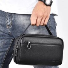 کیف اصلاح مردانه چرم مدل SILVA Shaving Bag34