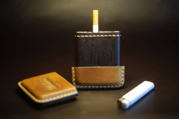 کیف چرمی مخصوص سیگار |مدل SILVA CIGARETTE02
