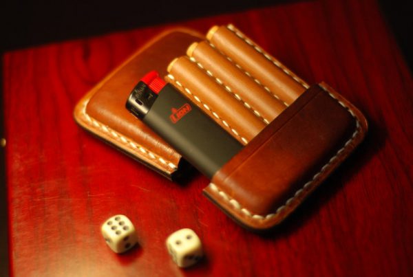 کیف چرمی مخصوص سیگار مدل SILVA CIGARETTE05