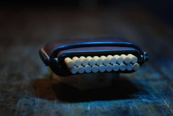 کیف چرمی مخصوص سیگار مدل SILVA CIGARETTE12