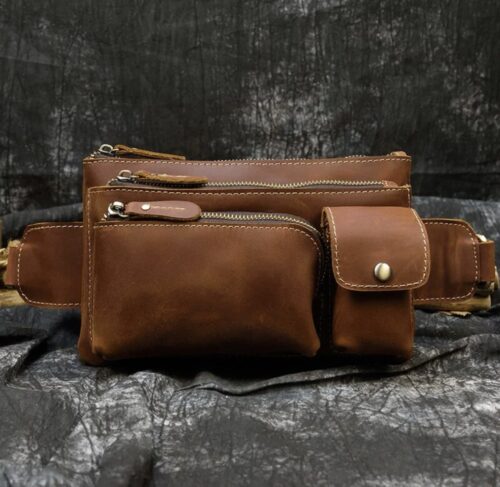 کیف کمری چرم مردانه SILVA WAIST09